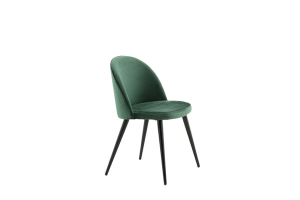 Ruokatuoli, Velvet Matstol 2-pack, 57x76.5x50 cm, Vihreä