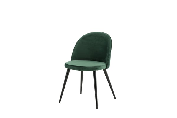 Ruokatuoli, Velvet Matstol 2-pack, 57x76.5x50 cm, Vihreä