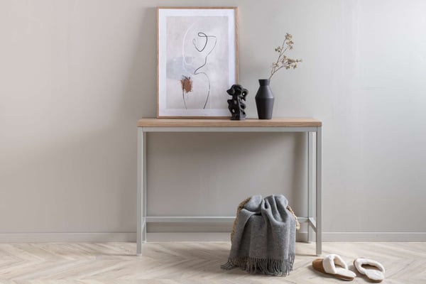 Sivupöytä, Rise, 110x30x80 cm, Harmaa Sivupöytä, Rise, 110x30x80 cm, Harmaa