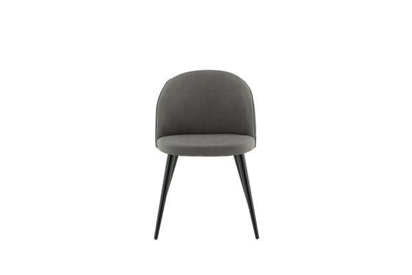 Ruokatuoli, Samettitikkaukset, 57x76.5x50 cm, Harmaa