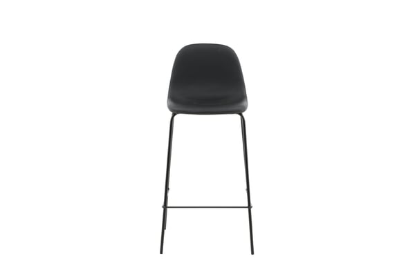 Baari tuoli, Polar 2 kpl, 43x105x41,5 cm, Musta
