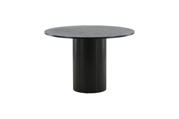 Ruokapöytä, Bianca, ø110 cm, Musta