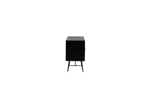 Säilytysyksikkö, Kulta, 160x80 cm, Musta