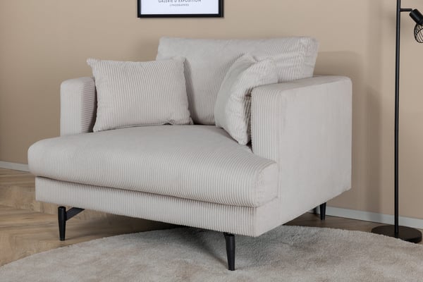 Nojatuoli, Sofia Yksittäinen Sohva, 92x82x104 cm, Beige