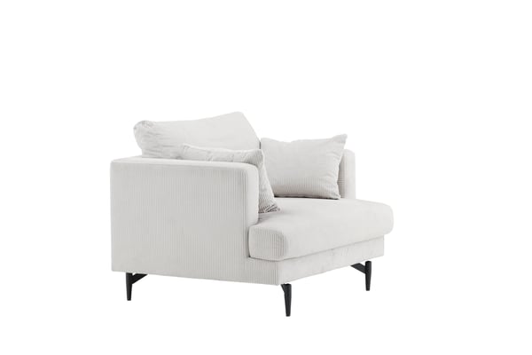 Nojatuoli, Sofia Yksittäinen Sohva, 92x82x104 cm, Beige