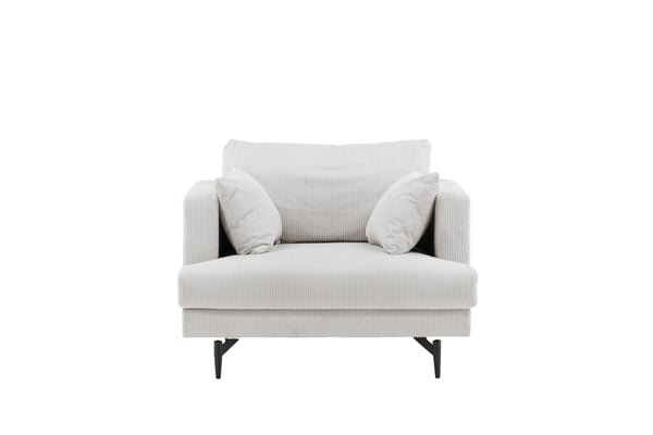 Nojatuoli, Sofia Yksittäinen Sohva, 92x82x104 cm, Beige