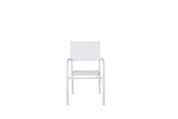 Nojatuoli, Santorini 2-pack, 58x56x88 cm, Valkoinen