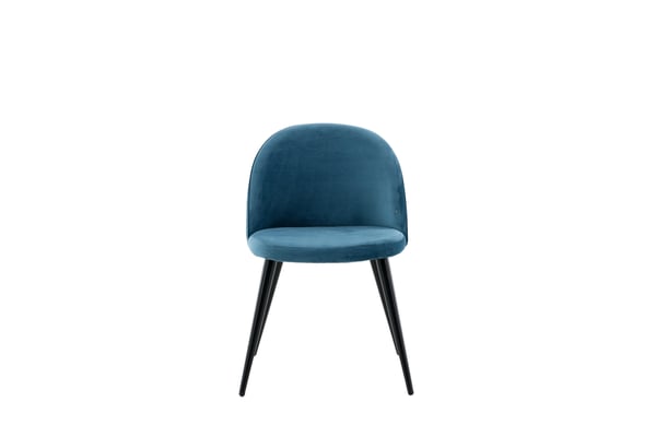 Ruokatuoli, Velvet Matstol 2 kpl, 57x50x76,5 cm, Sininen