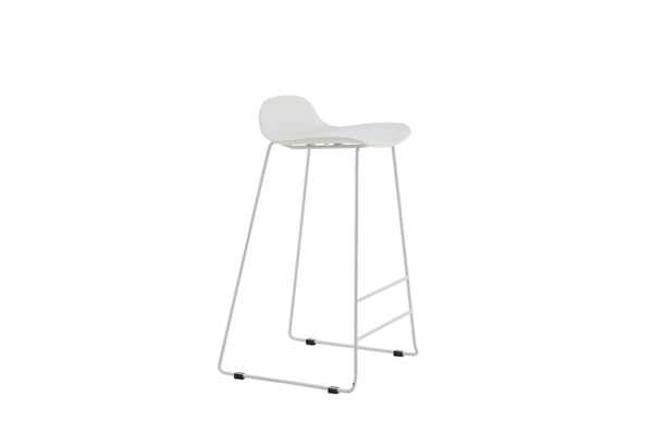 Baari tuoli, Wave 2-pack, 42x50x87 cm, Valkoinen