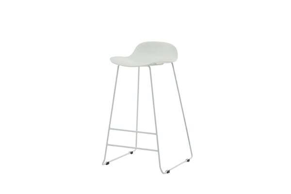 Baari tuoli, Wave 2-pack, 42x50x87 cm, Valkoinen