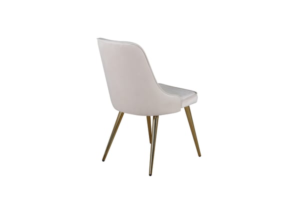 Ruokatuoli, Velvet Deluxe, 66x50x88,5 cm, Beige