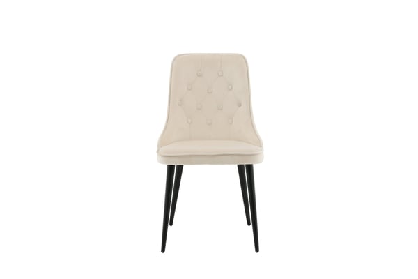 Ruokatuoli, Velvet Deluxe, 66x50x88,5 cm, Beige