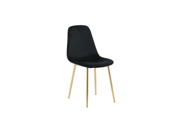 Ruokatuoli, Polar Matstol 2-pack, 53x88x46 cm, Musta