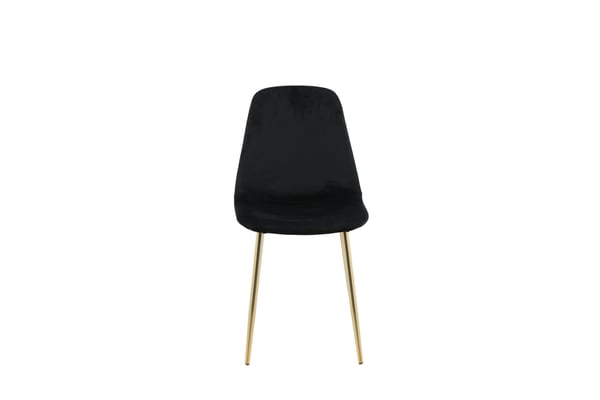 Ruokatuoli, Polar Matstol 2-pack, 53x88x46 cm, Musta