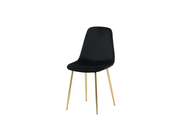 Ruokatuoli, Polar Matstol 2-pack, 53x88x46 cm, Musta