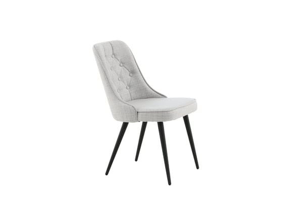 Ruokatuoli, Velvet Deluxe, 66x50x88,5 cm, Harmaa