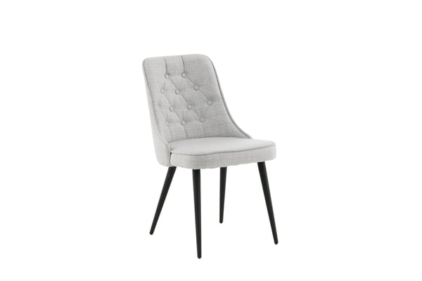 Ruokatuoli, Velvet Deluxe, 66x50x88,5 cm, Harmaa