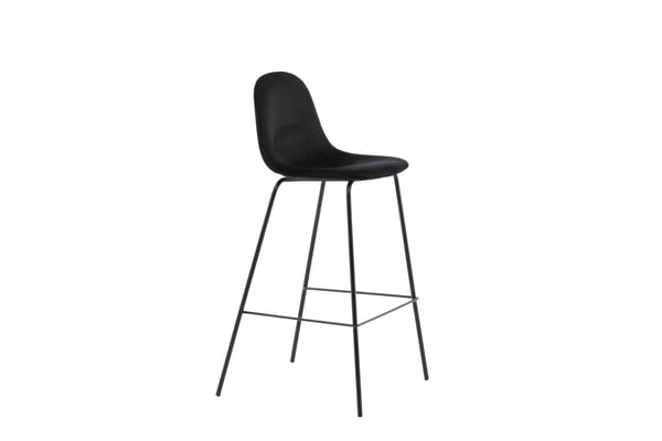 Baari tuoli, Polar, 43x41,5x105 cm, Musta