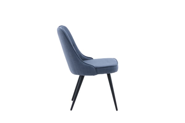 Ruokatuoli, Velvet Deluxe, 66x50x88,5 cm, Sininen