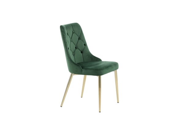Ruokatuoli, Velvet Lyx, 66x50x88.5 cm, Vihreä