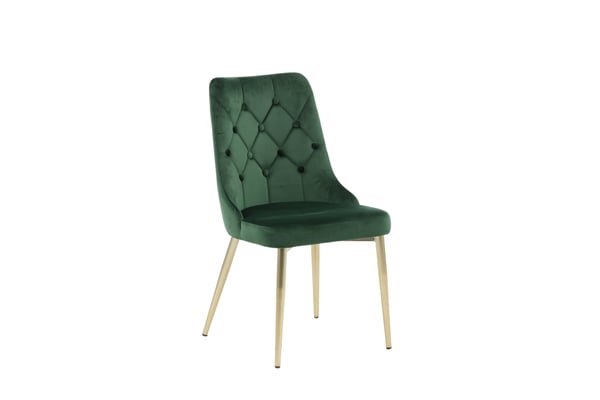 Ruokatuoli, Velvet Lyx, 66x50x88.5 cm, Vihreä