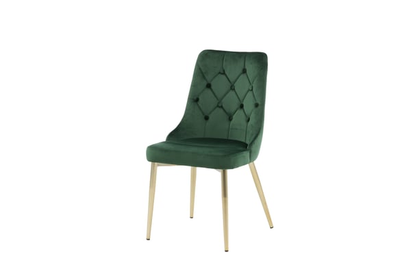 Ruokatuoli, Velvet Lyx, 66x50x88.5 cm, Vihreä