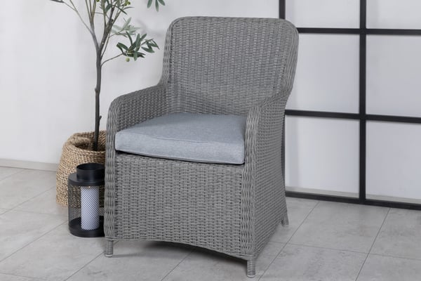 Nojatuoli, Wembley, 65x62x94,5 cm, Harmaa