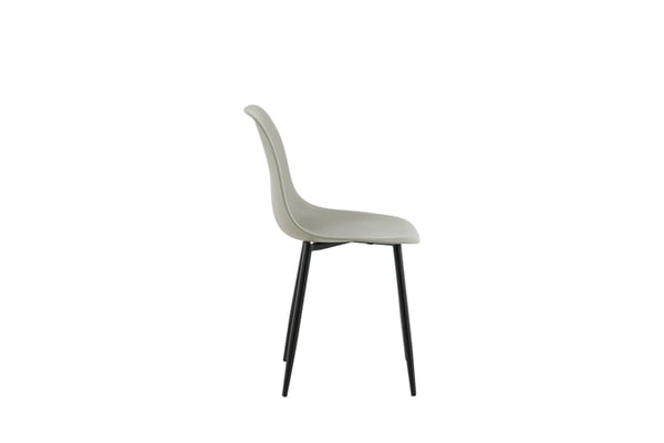 Ruokatuoli, Polar-muovi, 58x45,5x81 cm, harmaa