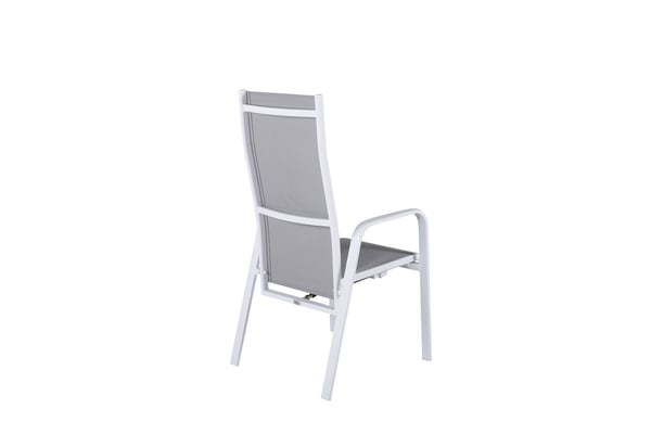 Nojatuoli, Copacabana 2 kpl, 65x56,5x110 cm, Harmaa
