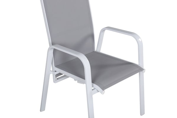 Nojatuoli, Copacabana 2 kpl, 65x56,5x110 cm, Harmaa