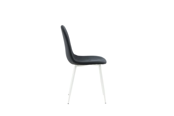Ruokatuoli, Polar 2-pack, 53x88x46 cm, Musta