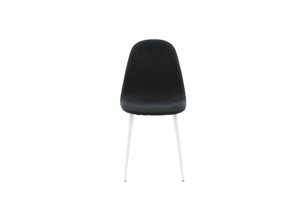 Ruokatuoli, Polar 2-pack, 53x88x46 cm, Musta