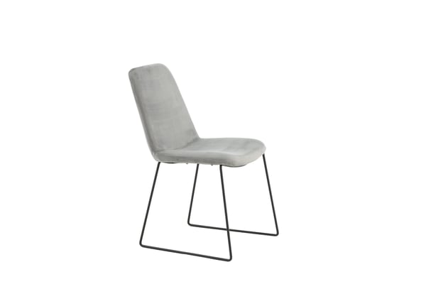 Ruokatuoli, Muce 2-pack, 63x43x84 cm, Harmaa