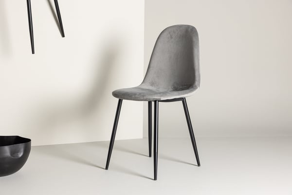 Ruokatuoli, Polar, 53x88x46 cm, Harmaa