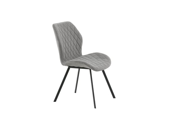 Ruokatuoli, Gemma 2-pack, 63x50x90 cm, Harmaa