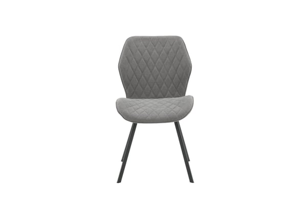 Ruokatuoli, Gemma 2-pack, 63x50x90 cm, Harmaa