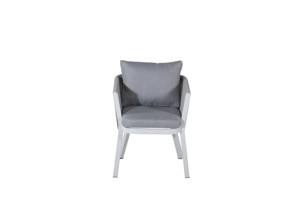 Ruokatuoli, Virya 2-pack, 63x60x73 cm, Harmaa