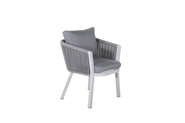 Ruokatuoli, Virya 2-pack, 63x60x73 cm, Harmaa