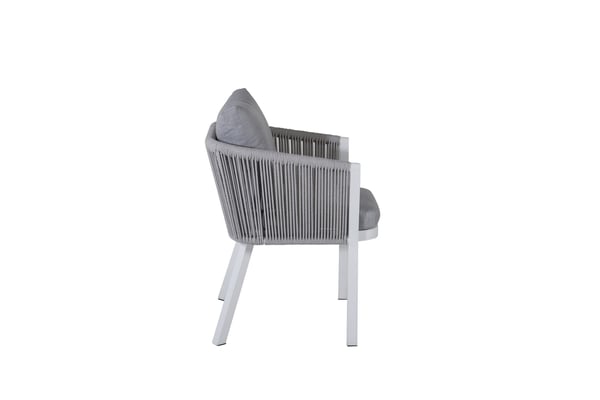 Ruokatuoli, Virya 2-pack, 63x60x73 cm, Harmaa