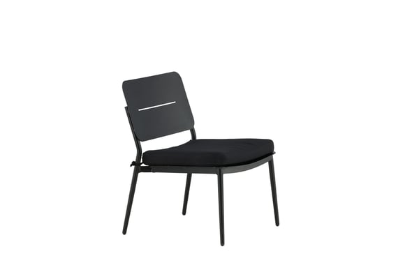 Oleskelutuoli, Lina, 59x73x55 cm, Musta