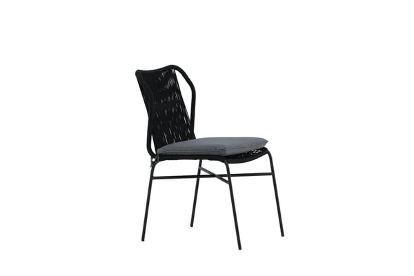 Ruokatuoli, Julian 4 kpl, 67x53x88 cm, Musta