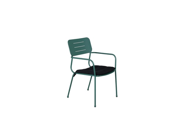 Tuoli, Nicke Ruokatuoli Käsinojilla 2-pack, 62x56x88.5 cm, Vihreä