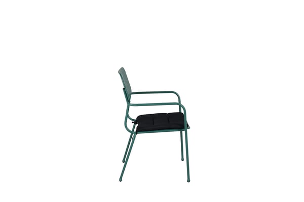 Tuoli, Nicke Ruokatuoli Käsinojilla 2-pack, 62x56x88.5 cm, Vihreä