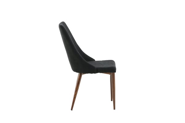 Ruokatuoli, Leone 2-pack, 50x46.5x91 cm, Musta