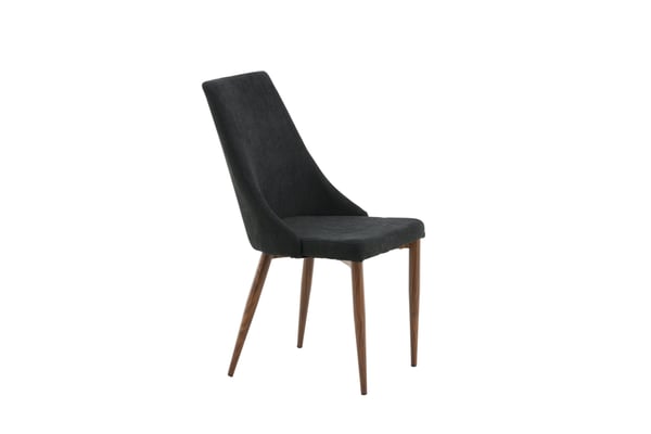 Ruokatuoli, Leone 2-pack, 50x46.5x91 cm, Musta