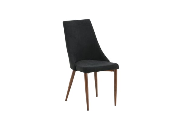 Ruokatuoli, Leone 2-pack, 50x46.5x91 cm, Musta