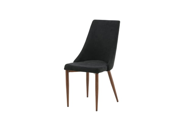 Ruokatuoli, Leone 2-pack, 50x46.5x91 cm, Musta