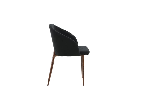 Ruokatuoli, Arch 2-pack, 55x48.5x83 cm, Musta