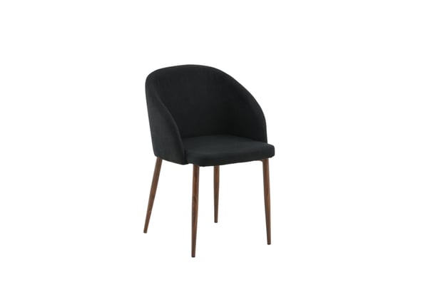 Ruokatuoli, Arch 2-pack, 55x48.5x83 cm, Musta