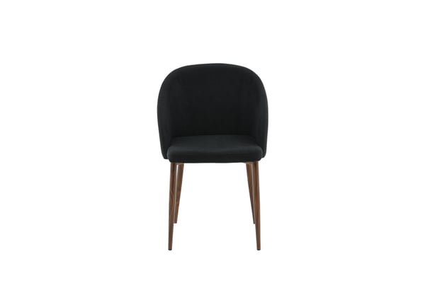 Ruokatuoli, Arch 2-pack, 55x48.5x83 cm, Musta